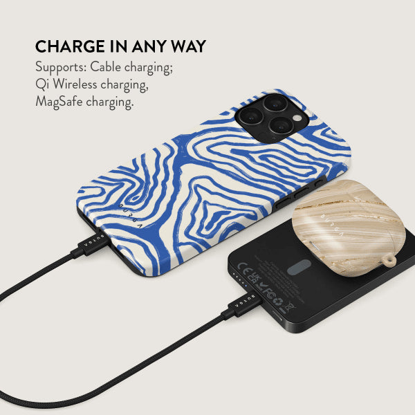 Burga Powerbank MagSafe 5000 mAh Seven Seas Harmaa