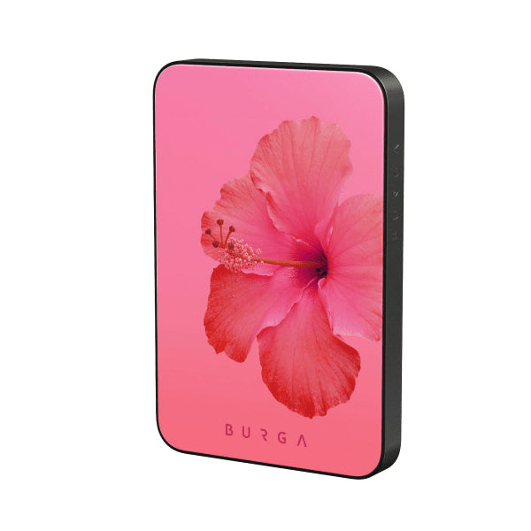 Burga Powerbank MagSafe 5000 mAh Island Girl Harmaa