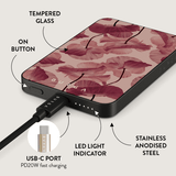 Burga Powerbank MagSafe 5000 mAh Tender Kiss Harmaa