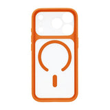 iPhone 17 Pro Max Kuori Kamerareunus MagSafe Oranssi Läpinäkyvä