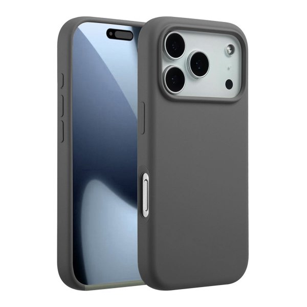 Rvelon iPhone 17 Pro Max Silikonikuori MagSafe Harmaa