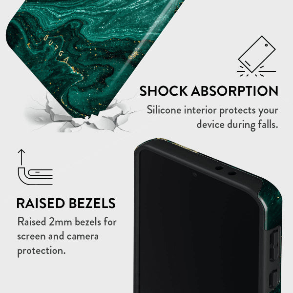 Burga Samsung Galaxy A26 suojakuori Tough Emerald Pool