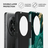 Burga OnePlus 13 -kuoret, Tough Emerald Pool