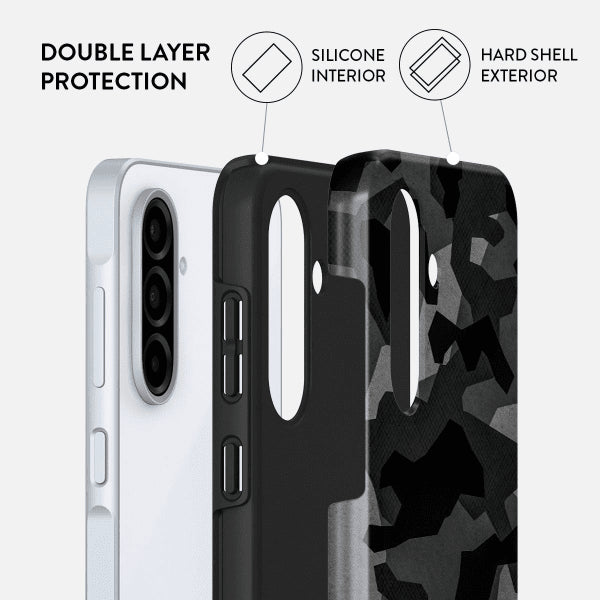 Burga Samsung Galaxy A26 Kuori Tough Night Black Camo