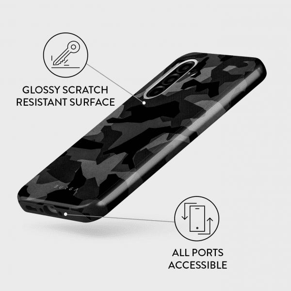 Burga Samsung Galaxy A26 Kuori Tough Night Black Camo