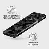 Burga OnePlus 13 Suojakuori Tough Night Black Camo