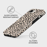 Burga iPhone 16e/iPhone 17e Tough MagSafe -suojakuori, Almond Latte