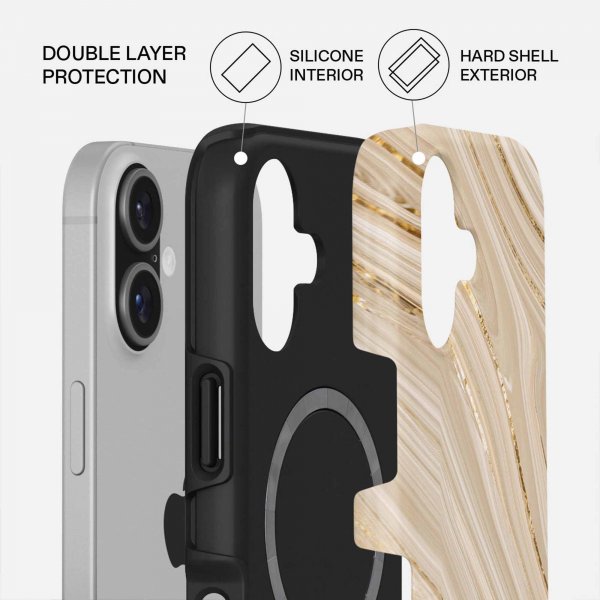 Burga iPhone 17 -suojakuori Tough MagSafe Full Glam