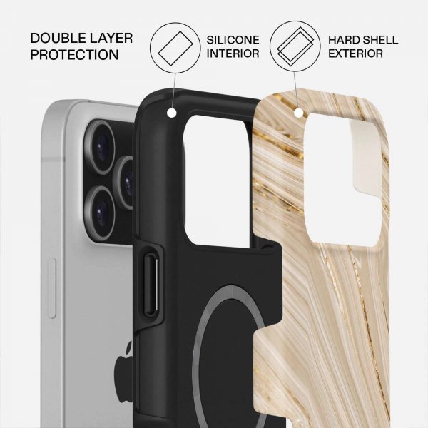 Burga iPhone 17 Pro Max Kuori Tough MagSafe Full Glam