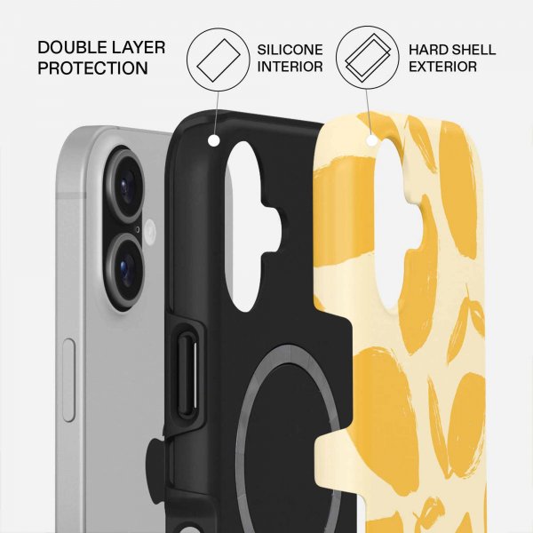 Burga iPhone 17 -kuoret Tough MagSafe Lemon Tart