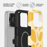 Burga iPhone 17 Pro Tough MagSafe -kuoret, Lemon Tart