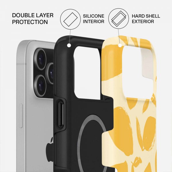 Burga iPhone 17 Pro Max kuoret Tough MagSafe Lemon Tart