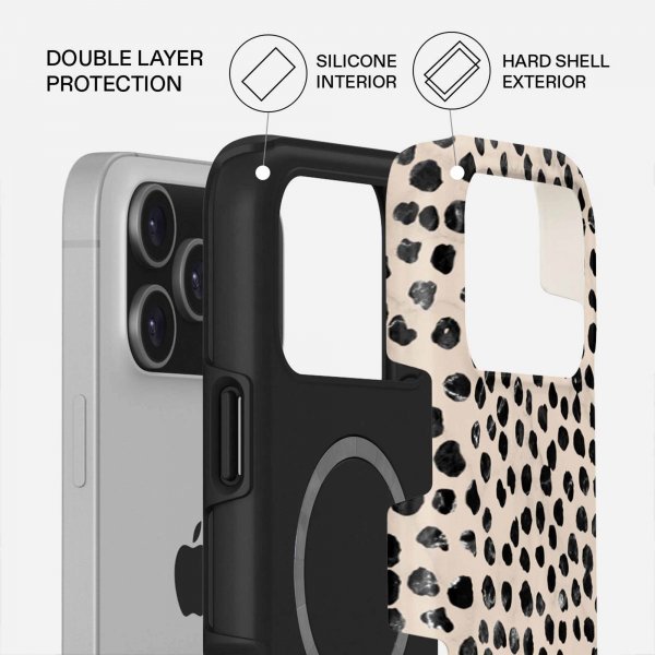 Burga iPhone 17 Pro -kuori Tough MagSafe Almond Latte