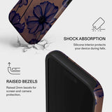 Burga iPhone 17 -suojakuori Tough MagSafe Velvet Night
