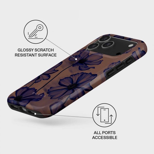 Burga iPhone 17 Pro Tough MagSafe -kuori Velvet Night