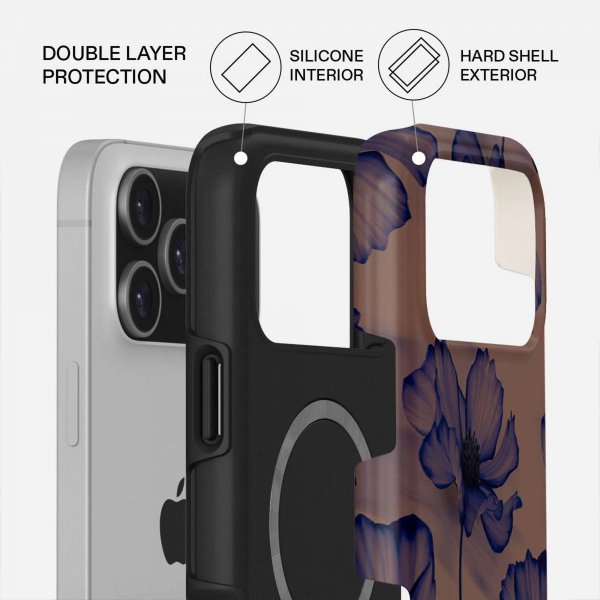 Burga iPhone 17 Pro Max -suojakuori Tough MagSafe Velvet Night