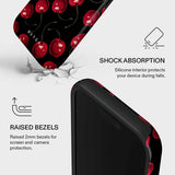 Burga iPhone 17 -suojakuori Tough MagSafe Cherrybomb