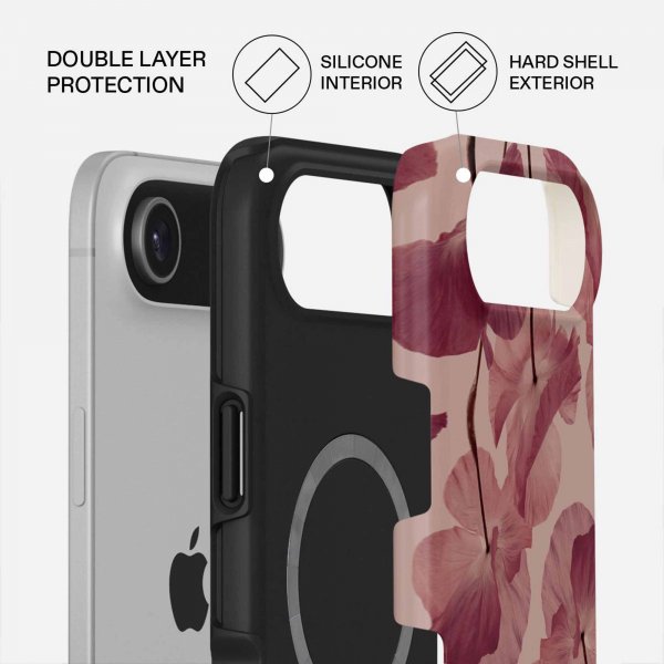 Burga iPhone Air Tough MagSafe -suojakuori Tender Kiss