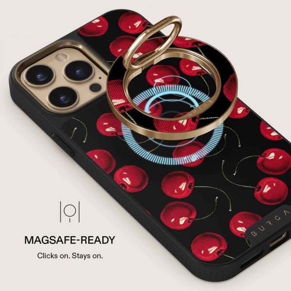 Burga Pidike MagSafe Puhelinrengas Cherrybomb
