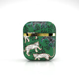 Richmond & Finch AirPods (1/2) Suojakuori Green Leopard