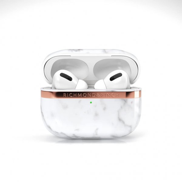 Richmond & Finch AirPods Pro -kuoret White Marble