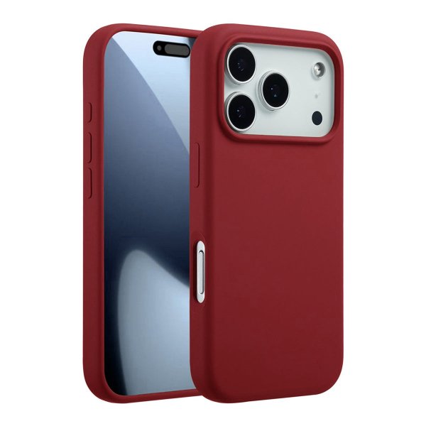 Rvelon iPhone 17 Pro Max Silikonikuori MagSafe Punainen