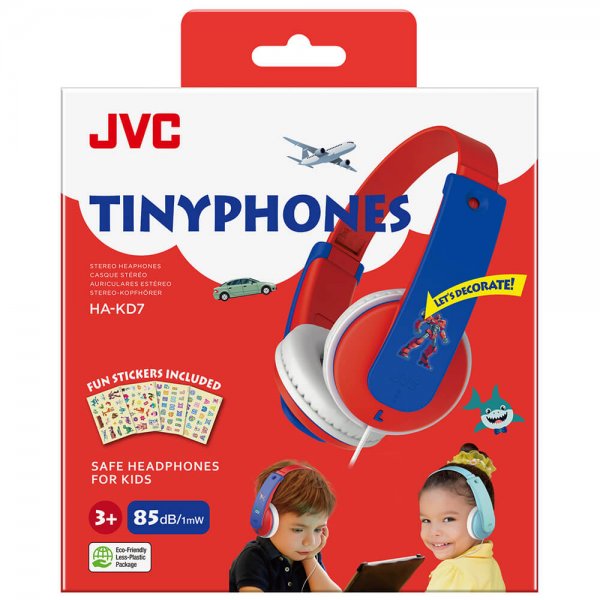 JVC Kuulokkeet KD7 Lapsille On-Ear 85dB Punainen