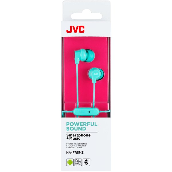JVC Kuulokkeet FR15 In-Ear Remote Mic Mint Sininen