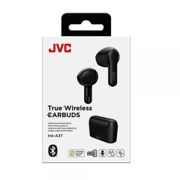 JVC In-Ear täysin langattomat kuulokkeet HA-A3T Musta