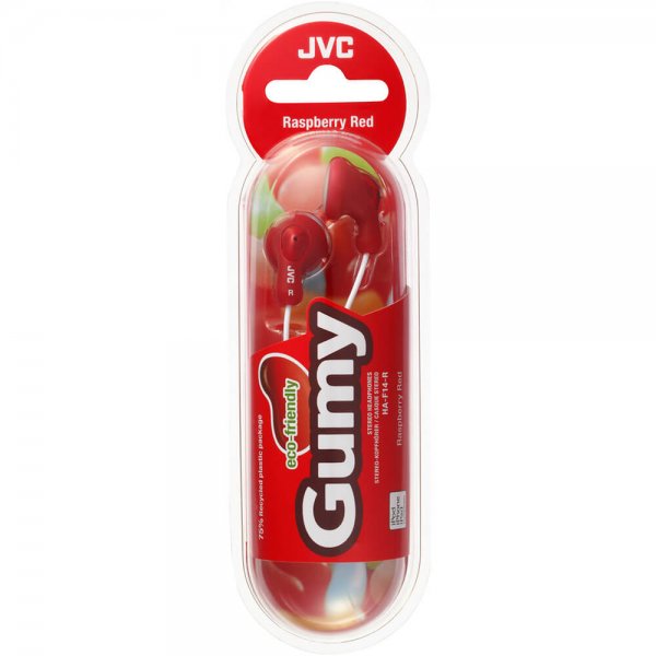JVC Gumy In-Ear -kuulokkeet F14, punainen