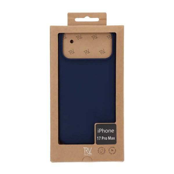 Rvelon iPhone 17 Pro Max Silikon MagSafe -kuori, tummansininen