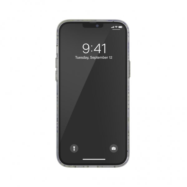 Diesel iPhone 12 Pro Max Kuori Snap Case Clear AOP Blue/Neon Lime