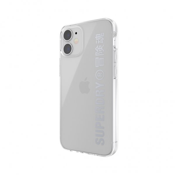 Superdry iPhone 12 Mini Kuori Snap Case Clear Silver