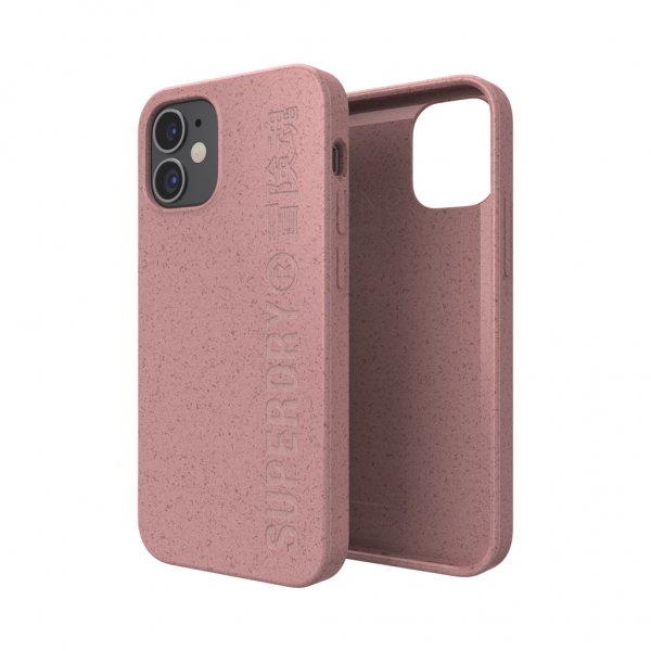 Superdry iPhone 12 Mini Kuori Snap Case Kompostoituvat Materiaalit Rose Pink