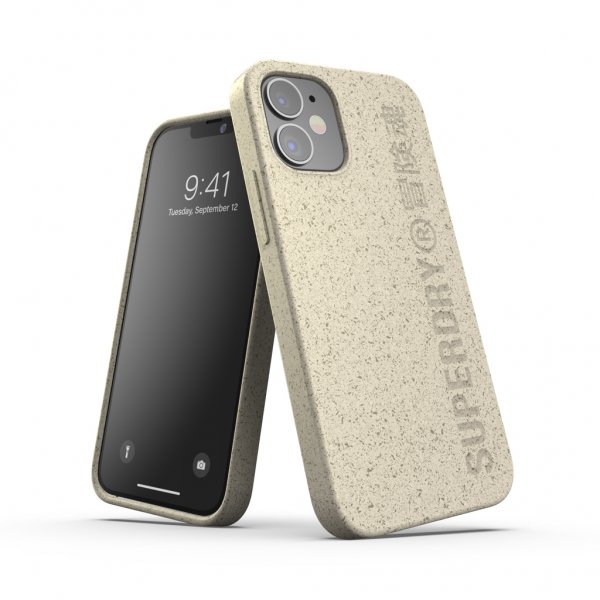 Superdry iPhone 12 Mini Kuori Snap Case Kompostoituvat Materiaalit Beige