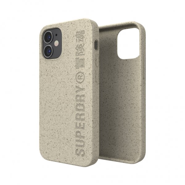 Superdry iPhone 12 Mini Kuori Snap Case Kompostoituvat Materiaalit Beige