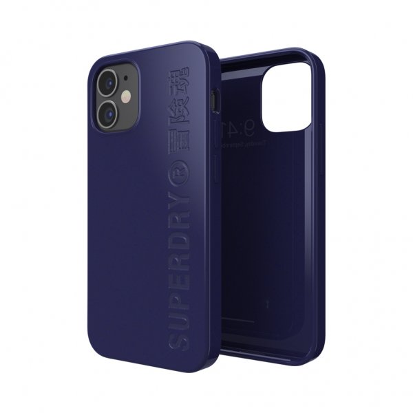Superdry iPhone 12 Mini Kuori Snap Case Kompostoitavat Materiaalit Laivastonsininen