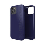 Superdry iPhone 12/iPhone 12 Pro -kuoret Snap Case, kompostoituva materiaali, laivastonsininen