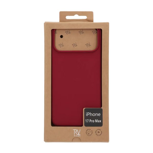 Rvelon iPhone 17 Pro Max Silikonikuori MagSafe Punainen