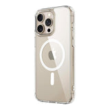 iPhone 15 Pro -kuori, TPU, MagSafe, läpinäkyvä