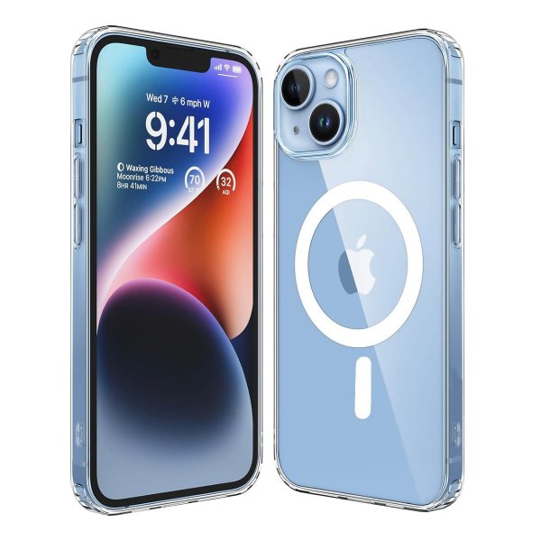 iPhone 13 -kuori TPU MagSafe Läpinäkyvä