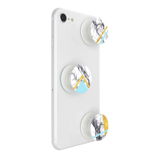 Popsockets PopMinis White Marble Glam 3-pakkaus