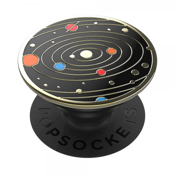 Popsockets PopGrip Enamel Solar flare Musta