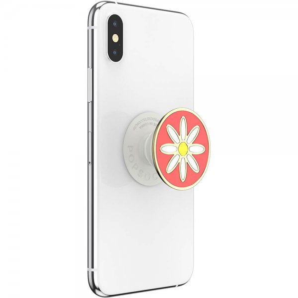 Popsockets PopGrip Enamel Quaint Daisy Coral