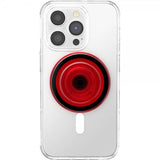 Popsockets PopGrip MagSafe-puhelimeen, Danger Red läpinäkyvä