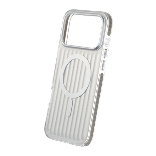 iPhone 17 Pro Max Kuori Uurrettu MagSafe Hopea