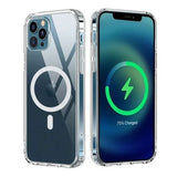 iPhone 12/iPhone 12 Pro -kuori TPU MagSafe Läpinäkyvä