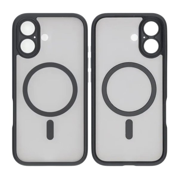 Rvelon iPhone 17 -suojakuori kamerasuojaimella, MagSafe, musta