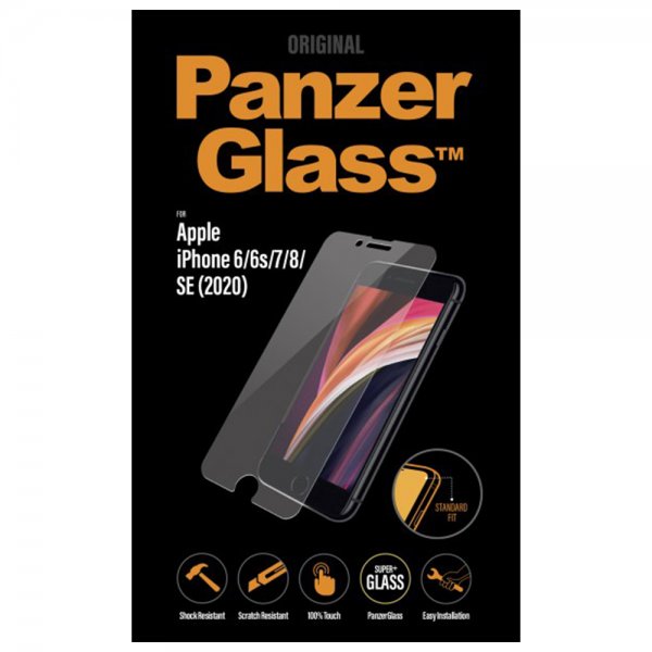 PanzerGlass iPhone 6/6S/7/8/SE näytönsuoja Standard Fit