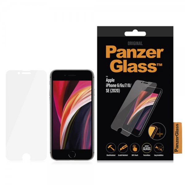 PanzerGlass iPhone 6/6S/7/8/SE näytönsuoja Standard Fit